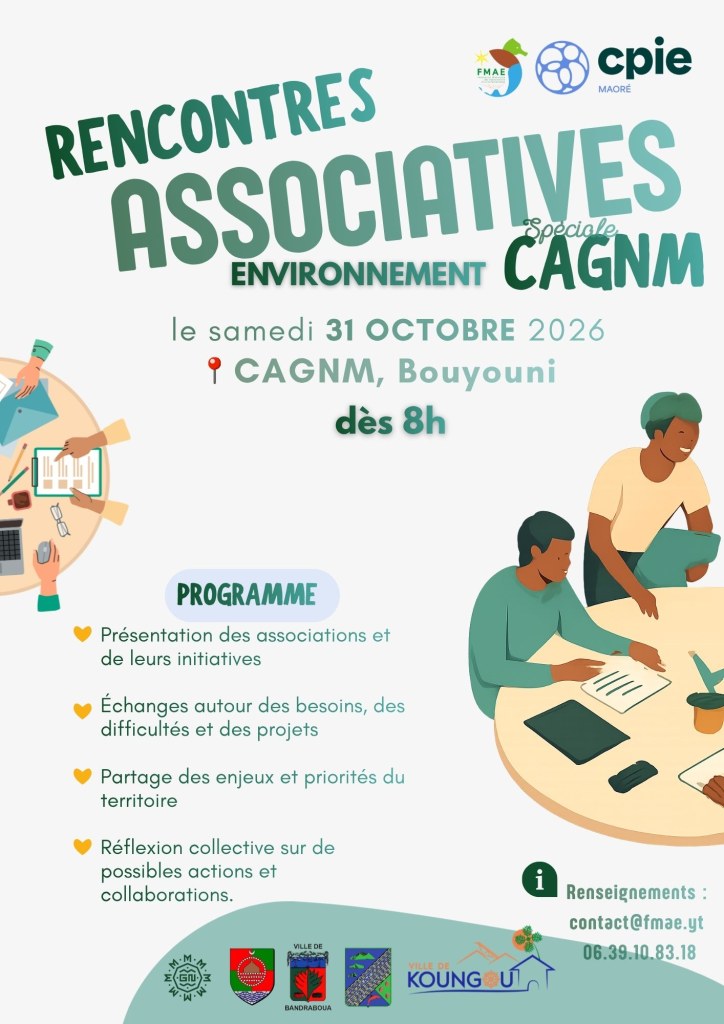 Rencontre des associations environnementales du grand nord prévue à Bouyouni le 31 octobre 2026