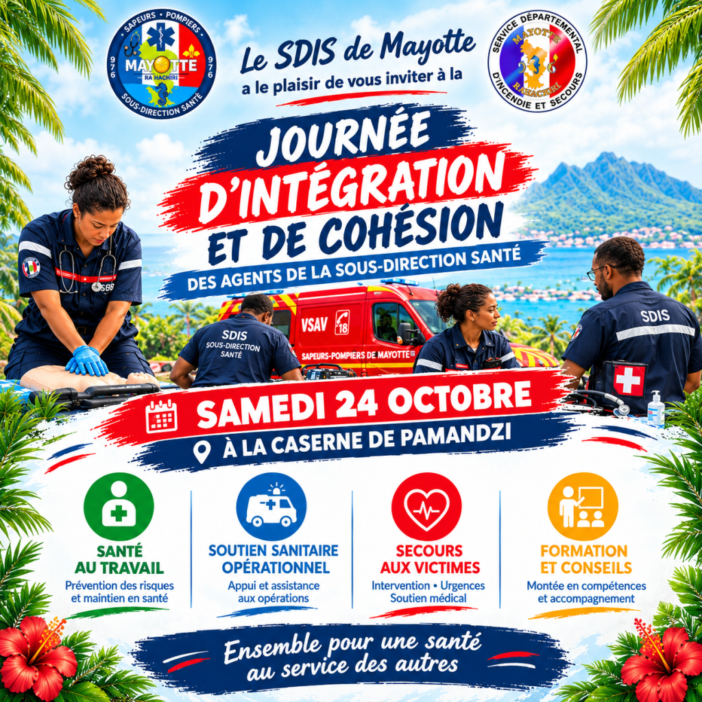 Journée d’intégration et de cohésion de la SDS prévue à Pamandzi le 24 octobre 2026