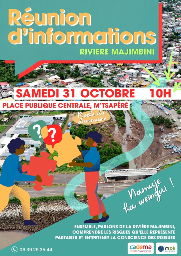 Réunion publique à M’tsapéré sur la mémoire des crues de la rivière Majimbini