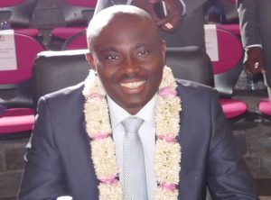 Ben Issa Ousseni, en avril 2015 dans l'hémicycle du conseil départemental