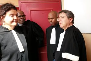 Les avocats Catherine Préaubert, Mohamed Idriss, Nadjim Ahamada et Jean-jacques Morel, le 25 novembre dernier